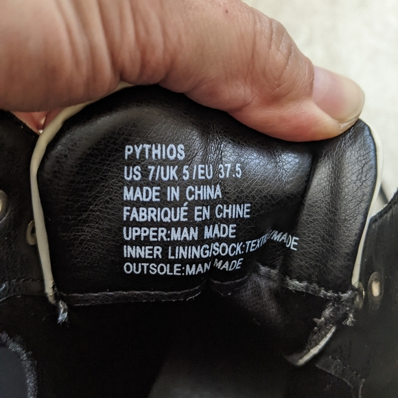 Platform JustFab combat boots - Picture 3 of 3